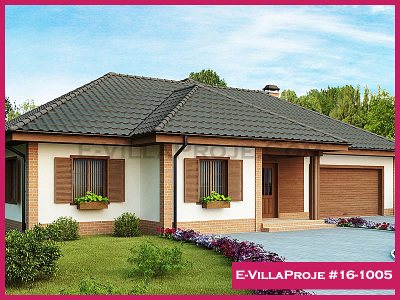 CVL-16-1005 • 265 m² 5+1 Tek Katlı Çelik Villa - Mimari Kat Planı ve Dış Cephe