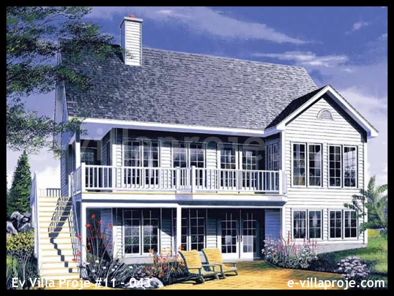 CVL-11-043 • 267 m² 5+1 Dubleks Çelik Villa - Mimari Kat Planı ve Dış Cephe