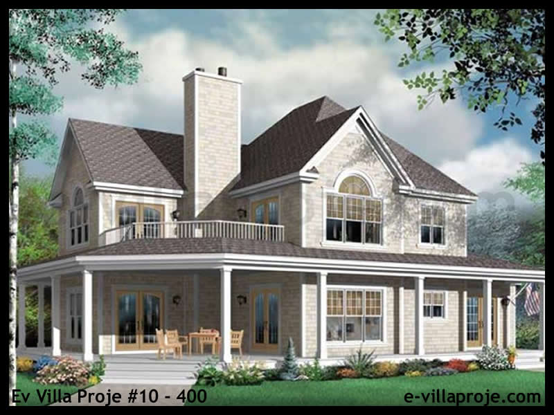 CVL-10-400 • 270 m² 5+1 Dubleks Çelik Villa - Mimari Kat Planı ve Dış Cephe