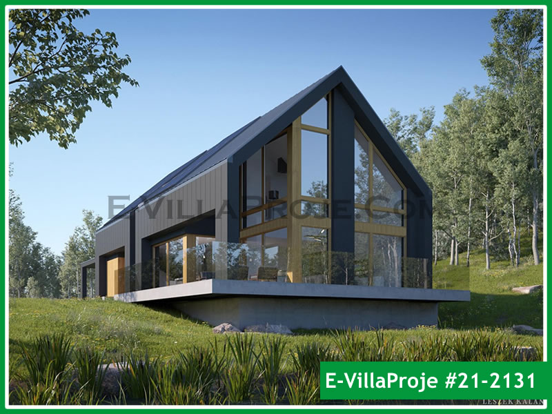 CVL-21-2131 • 271 m² 5+1 Dubleks Çelik Villa - Mimari Kat Planı ve Dış Cephe