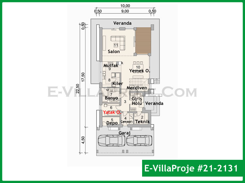 CVL-21-2131 Kat Planı ve Görsel 2