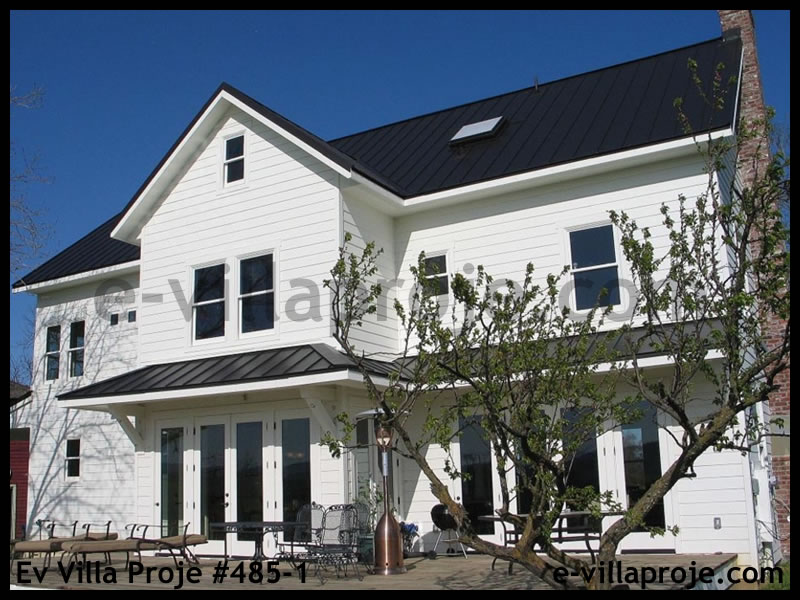 CVL-485-1 • 272 m² 5+1 Dubleks Çelik Villa - Mimari Kat Planı ve Dış Cephe
