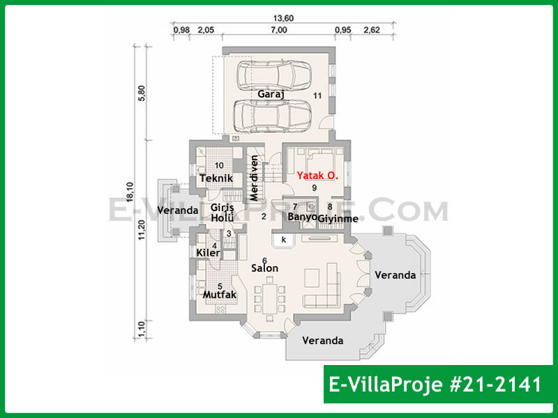 CVL-21-2141 Kat Planı ve Görsel 2