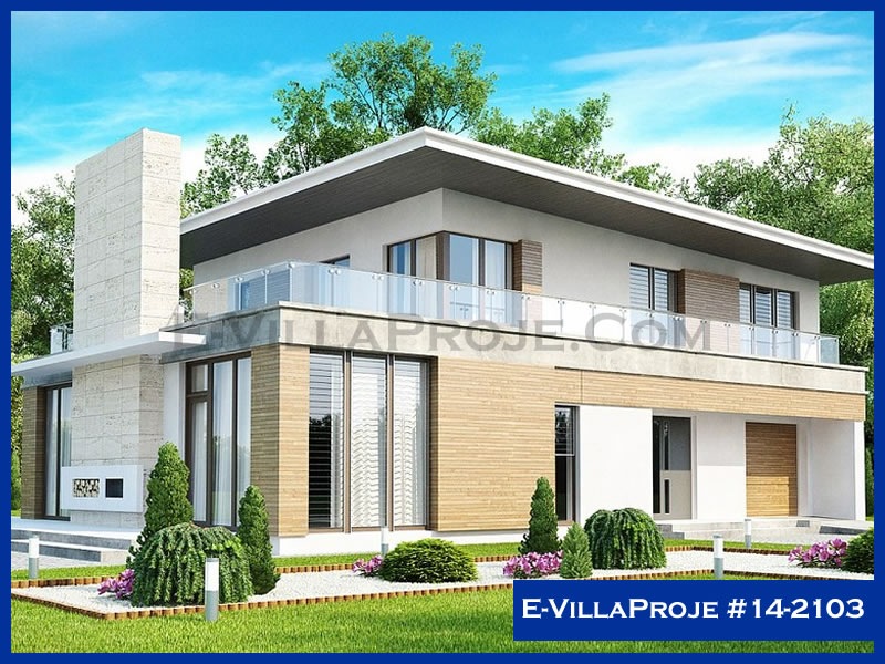 CVL-14-2103 • 275 m² 5+1 Dubleks Çelik Villa - Mimari Kat Planı ve Dış Cephe