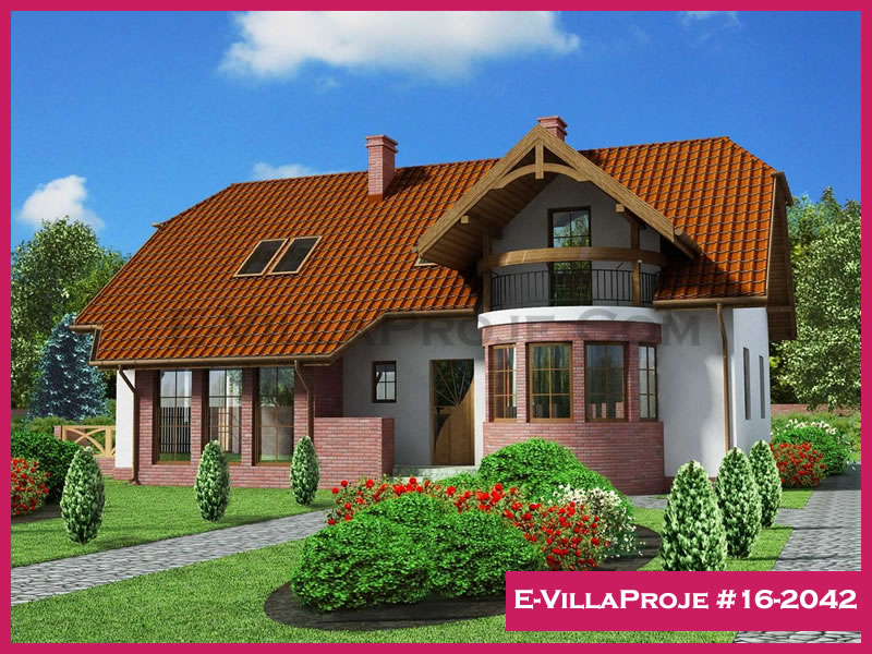 CVL-16-2042 • 277 m² 5+1 Dubleks Çelik Villa - Mimari Kat Planı ve Dış Cephe