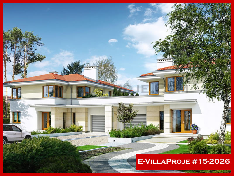 CVL-15-2026 • 278 m² 5+1 Dubleks Çelik Villa - Mimari Kat Planı ve Dış Cephe