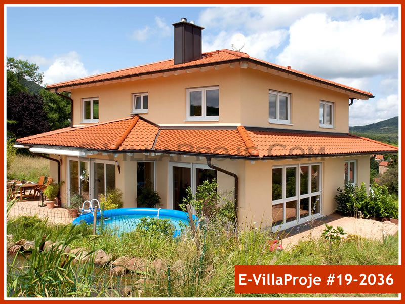 CVL-19-2036 • 284 m² 5+1 Dubleks Çelik Villa - Mimari Kat Planı ve Dış Cephe
