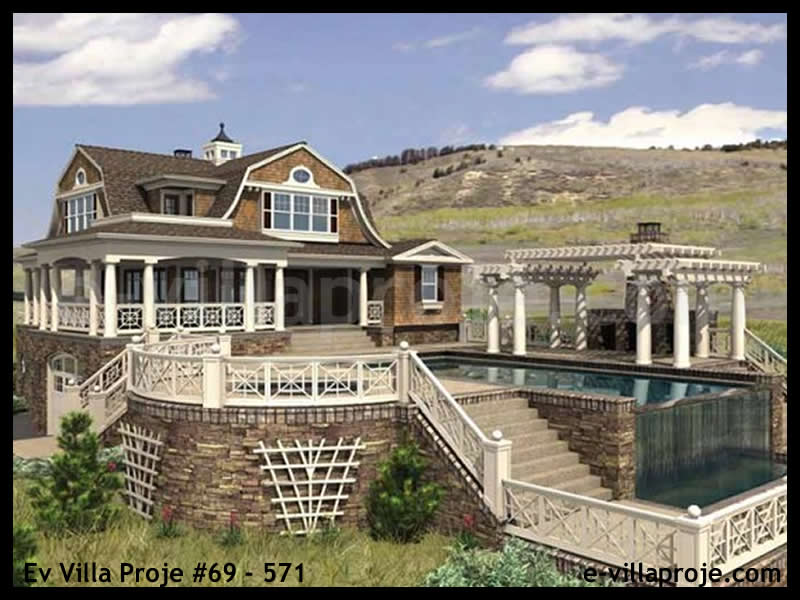 CVL-69-571 • 285 m² 5+1 Tek Katlı Çelik Villa - Mimari Kat Planı ve Dış Cephe
