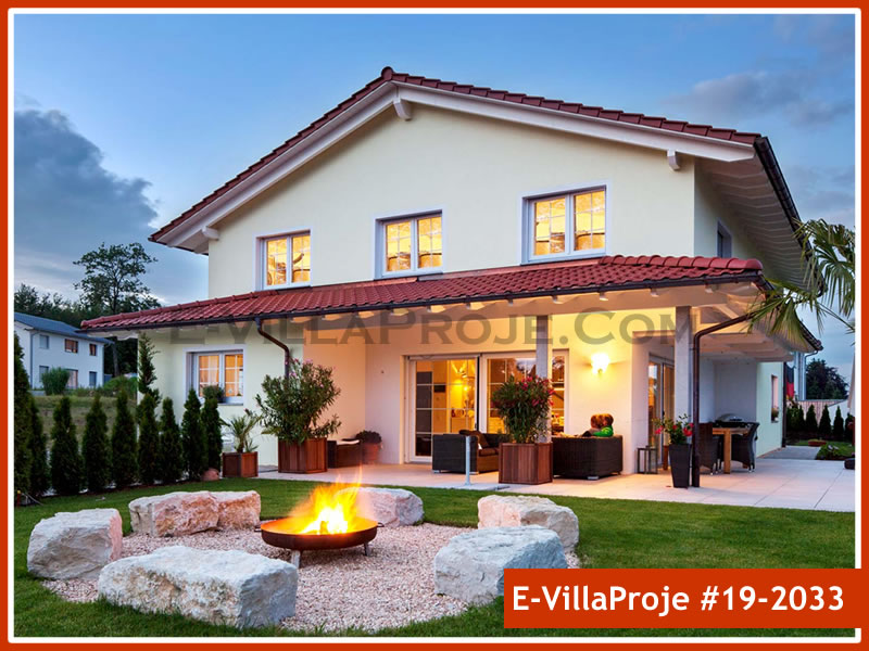 CVL-19-2033 • 287 m² 5+1 Dubleks Çelik Villa - Mimari Kat Planı ve Dış Cephe