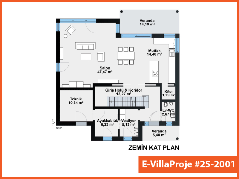 CVL-25-2001 Kat Planı ve Görsel 2