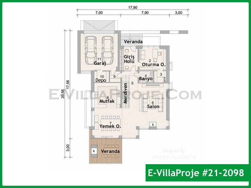 CVL-21-2098 Kat Planı ve Görsel 2