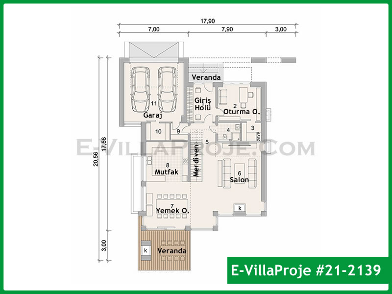 CVL-21-2139 Kat Planı ve Görsel 2