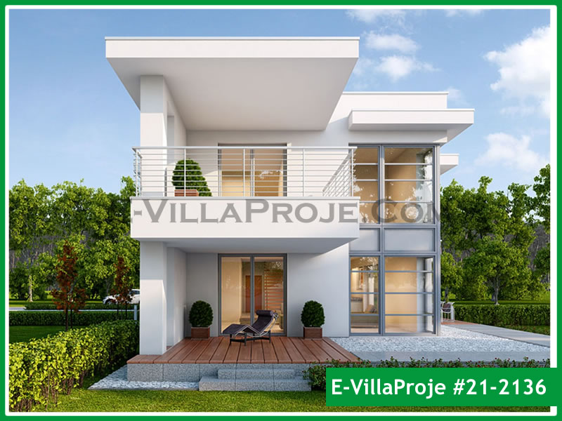 CVL-21-2136 • 304 m² 5+1 Dubleks Çelik Villa - Mimari Kat Planı ve Dış Cephe