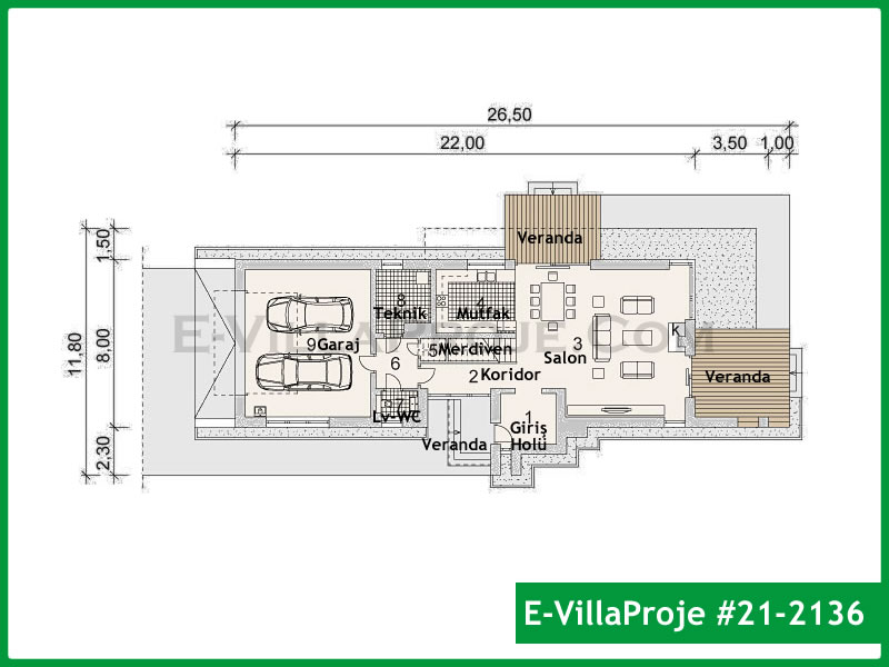 CVL-21-2136 Kat Planı ve Görsel 2