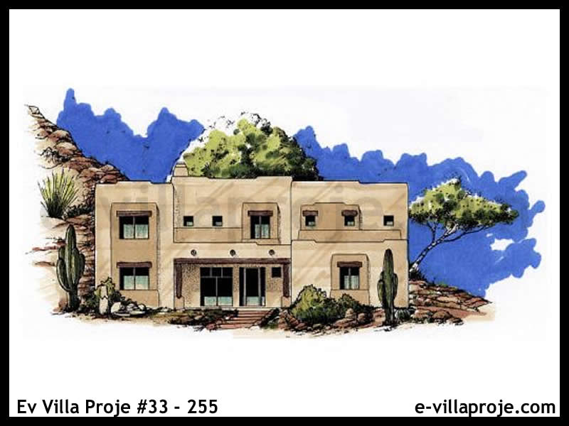 CVL-33-255 • 309 m² 5+1 Dubleks Çelik Villa - Mimari Kat Planı ve Dış Cephe