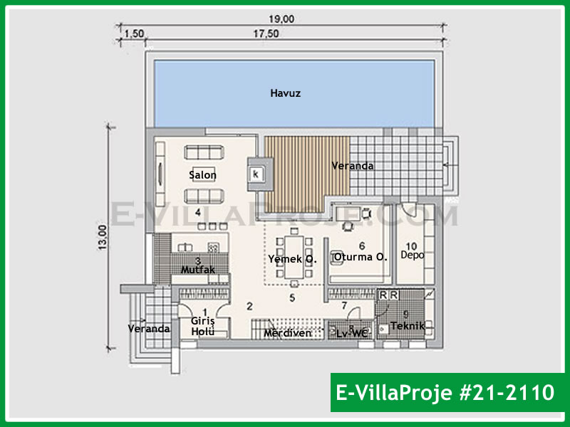 CVL-21-2110 Kat Planı ve Görsel 2