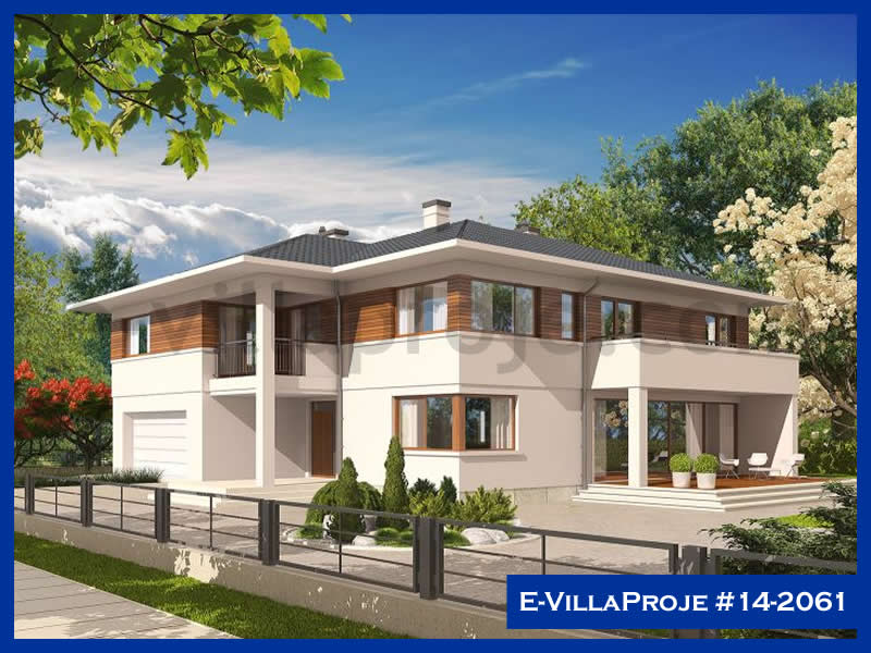 CVL-14-2061 • 313 m² 5+1 Dubleks Çelik Villa - Mimari Kat Planı ve Dış Cephe