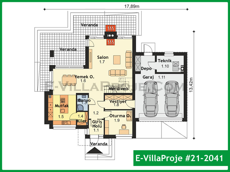 CVL-21-2041 Kat Planı ve Görsel 2