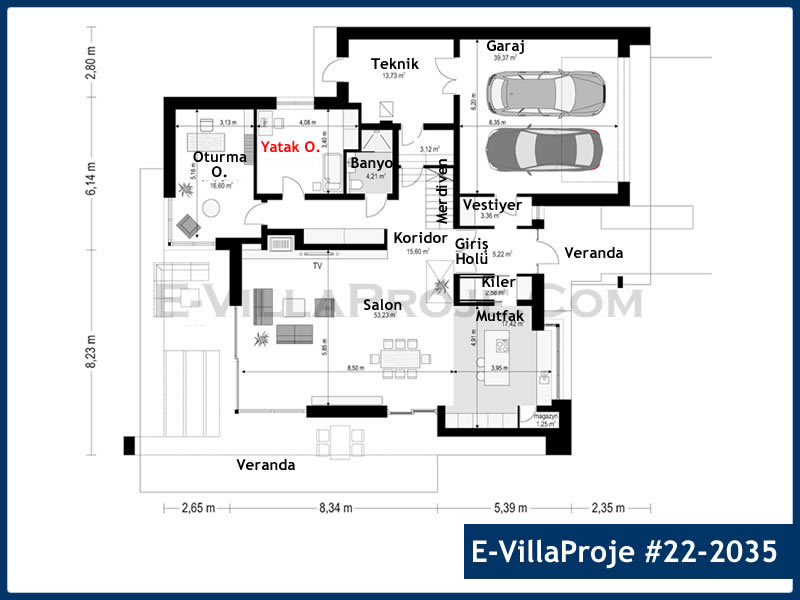 CVL-22-2035 Kat Planı ve Görsel 2