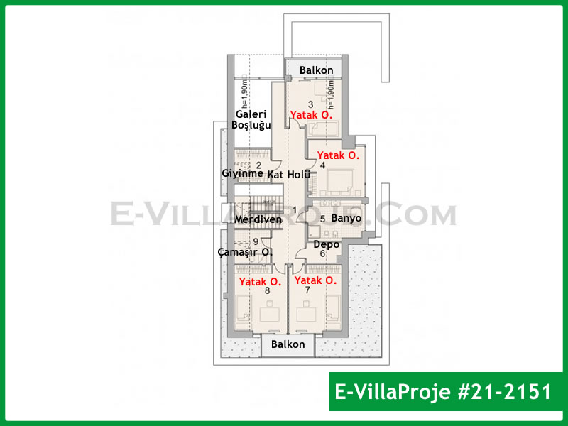 CVL-21-2151 Kat Planı ve Görsel 3