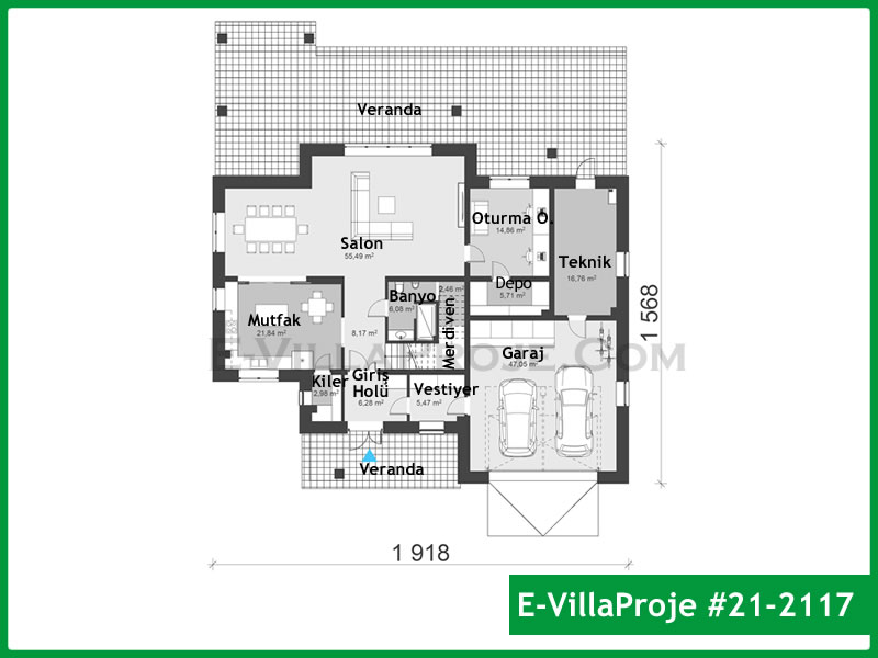 CVL-21-2117 Kat Planı ve Görsel 2