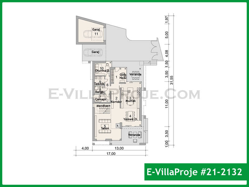 CVL-21-2132 Kat Planı ve Görsel 2