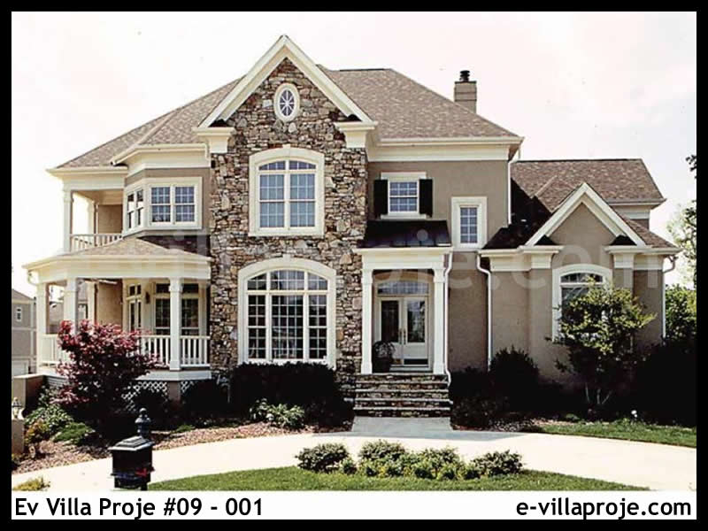 CVL-09-001 • 408 m² 5+1 Dubleks Çelik Villa - Mimari Kat Planı ve Dış Cephe