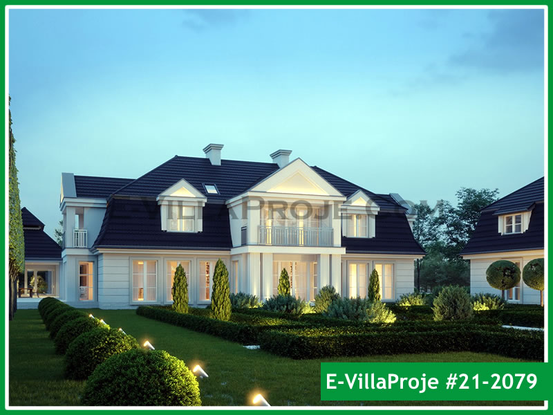 CVL-21-2079 • 537 m² 5+1 Dubleks Çelik Villa - Mimari Kat Planı ve Dış Cephe