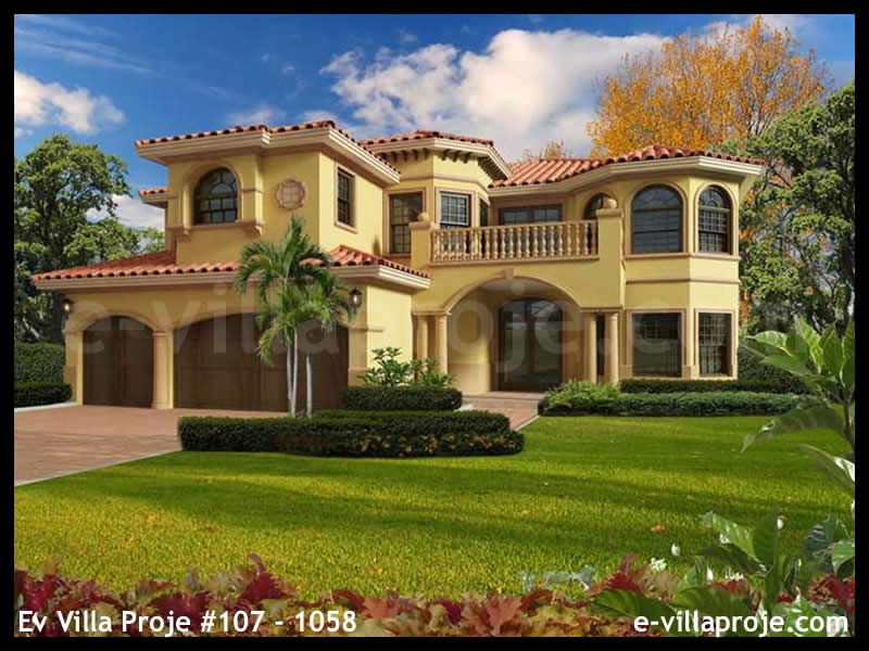 CVL-107-1058 • 556 m² 5+1 Dubleks Çelik Villa - Mimari Kat Planı ve Dış Cephe