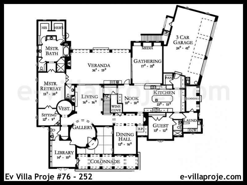 CVL-76-252 Kat Planı ve Görsel 2