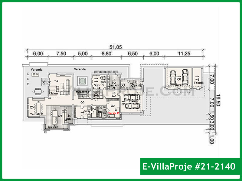 CVL-21-2140 Kat Planı ve Görsel 2