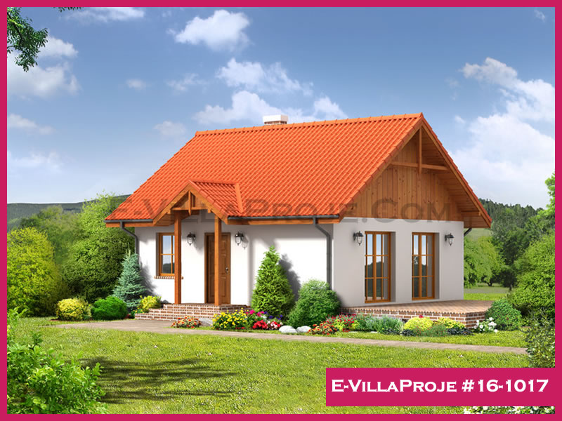 CVL-16-1017 • 68 m² 2+1 Tek Katlı Çelik Villa - Mimari Kat Planı ve Dış Cephe