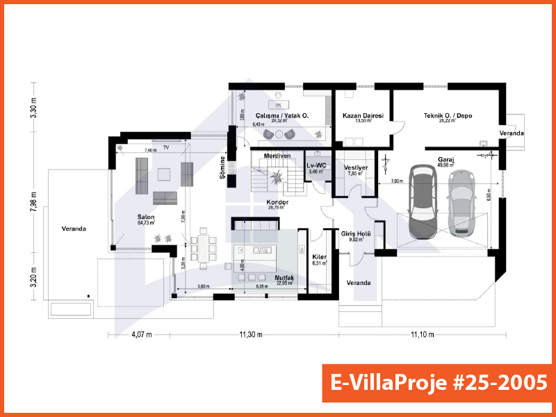 CVL-25-2005 Kat Planı ve Görsel 2
