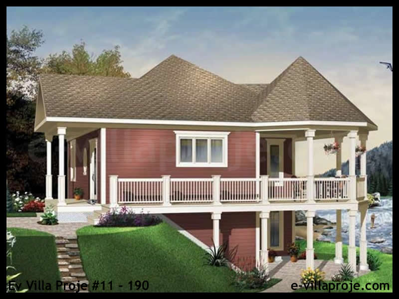 CVL-11-190 • 76 m² 2+1 Tek Katlı Çelik Villa - Mimari Kat Planı ve Dış Cephe