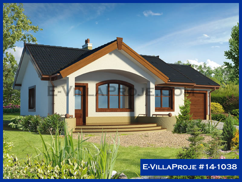 CVL-14-1038 • 81 m² 2+1 Tek Katlı Çelik Villa - Mimari Kat Planı ve Dış Cephe