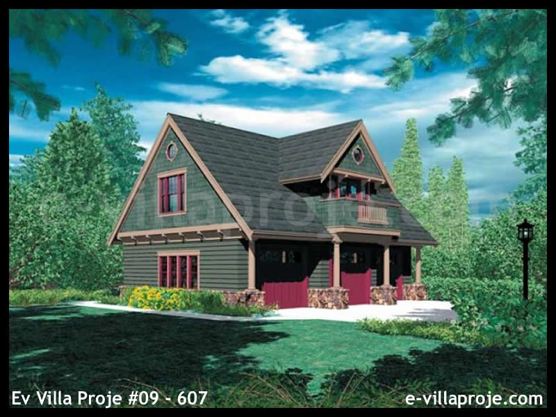 CVL-09-607 • 82 m² 2+1 Dubleks Çelik Villa - Mimari Kat Planı ve Dış Cephe