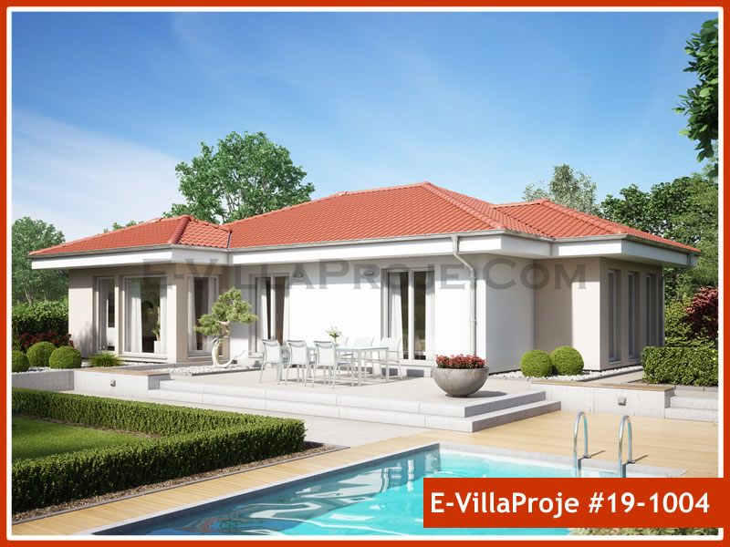 CVL-19-1004 • 83 m² 2+1 Tek Katlı Çelik Villa - Mimari Kat Planı ve Dış Cephe