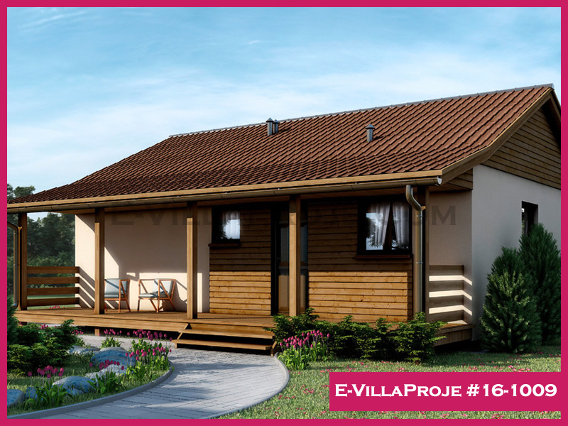 CVL-16-1009 • 84 m² 2+1 Tek Katlı Çelik Villa - Mimari Kat Planı ve Dış Cephe