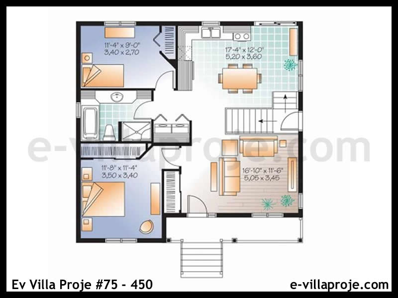 CVL-75-450 Kat Planı ve Görsel 2