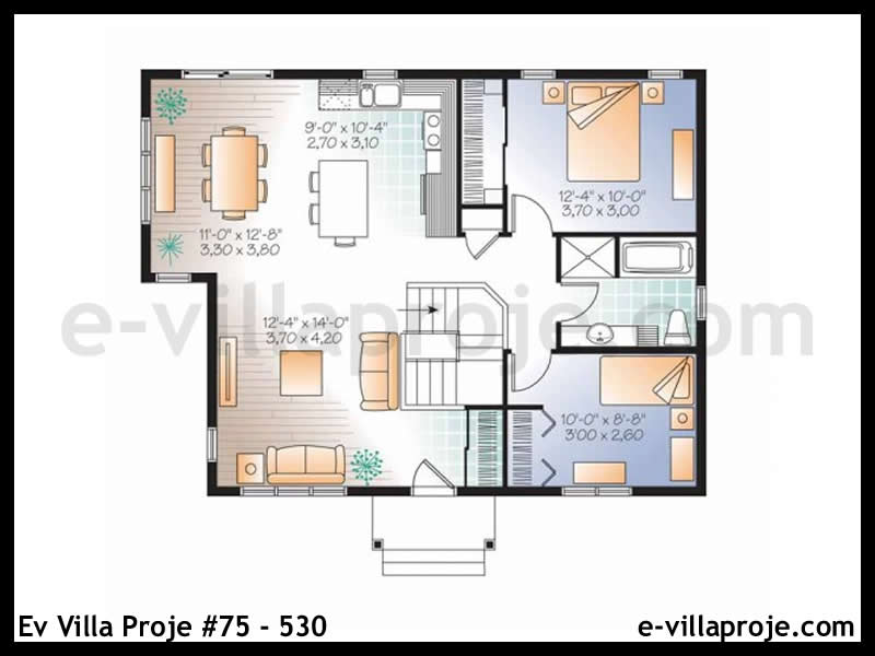 CVL-75-530 Kat Planı ve Görsel 2