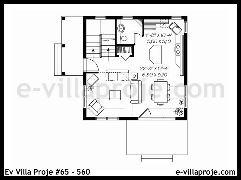 CVL-65-560 Kat Planı ve Görsel 2