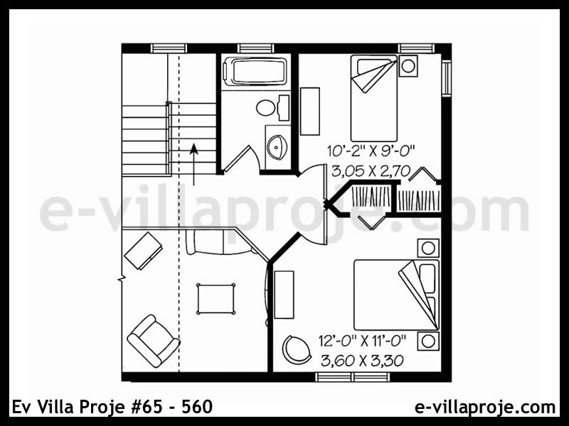 CVL-65-560 Kat Planı ve Görsel 3