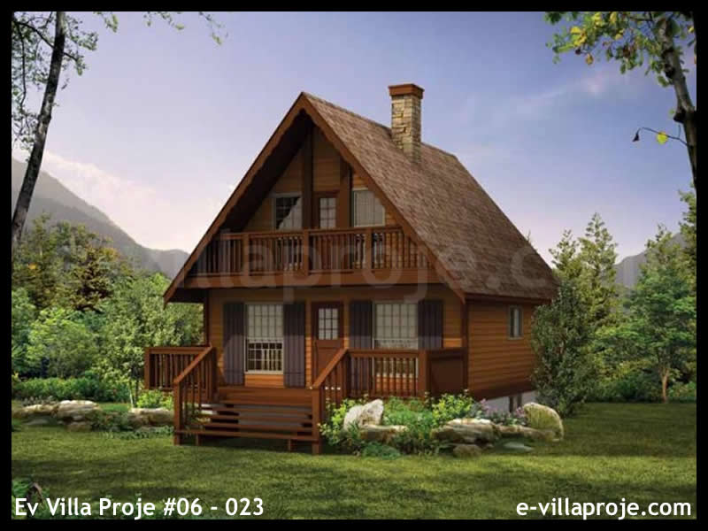 CVL-06-023 • 97 m² 2+1 Dubleks Çelik Villa - Mimari Kat Planı ve Dış Cephe