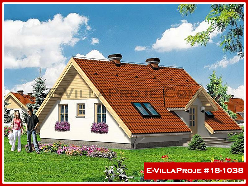 CVL-18-1038 • 99 m² 2+1 Tek Katlı Çelik Villa - Mimari Kat Planı ve Dış Cephe